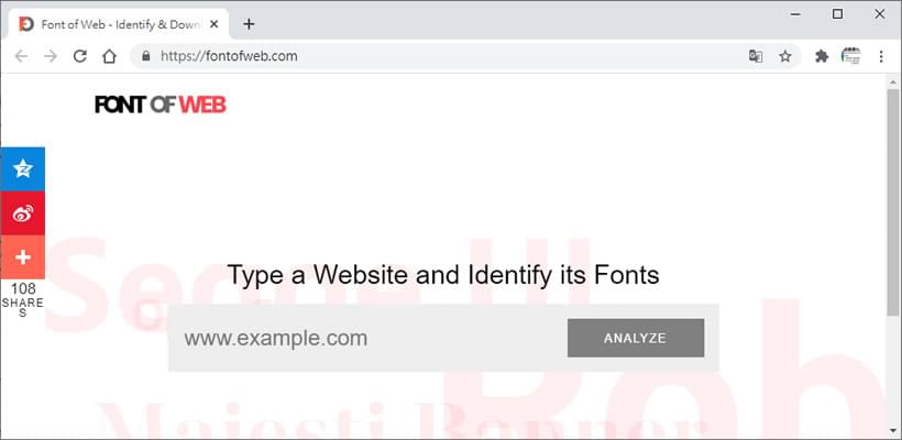 Font of Web：输入网址就能帮你找出该网站所使用的字体及下载地址-学习笔记-橙子系统站