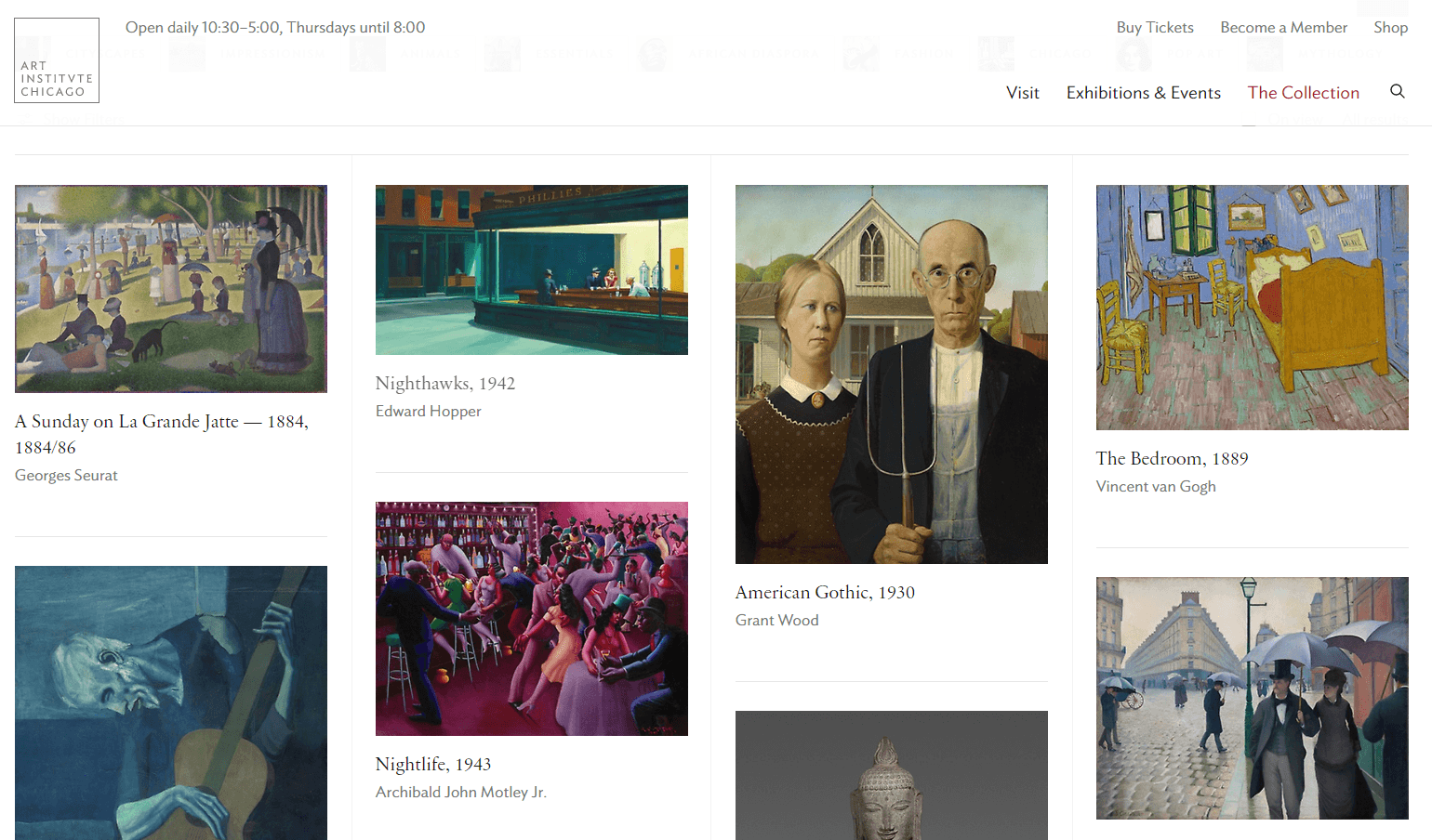 芝加哥艺术博物馆 – 通过CC0许可协议公布了5 万多幅高清图像-下载群