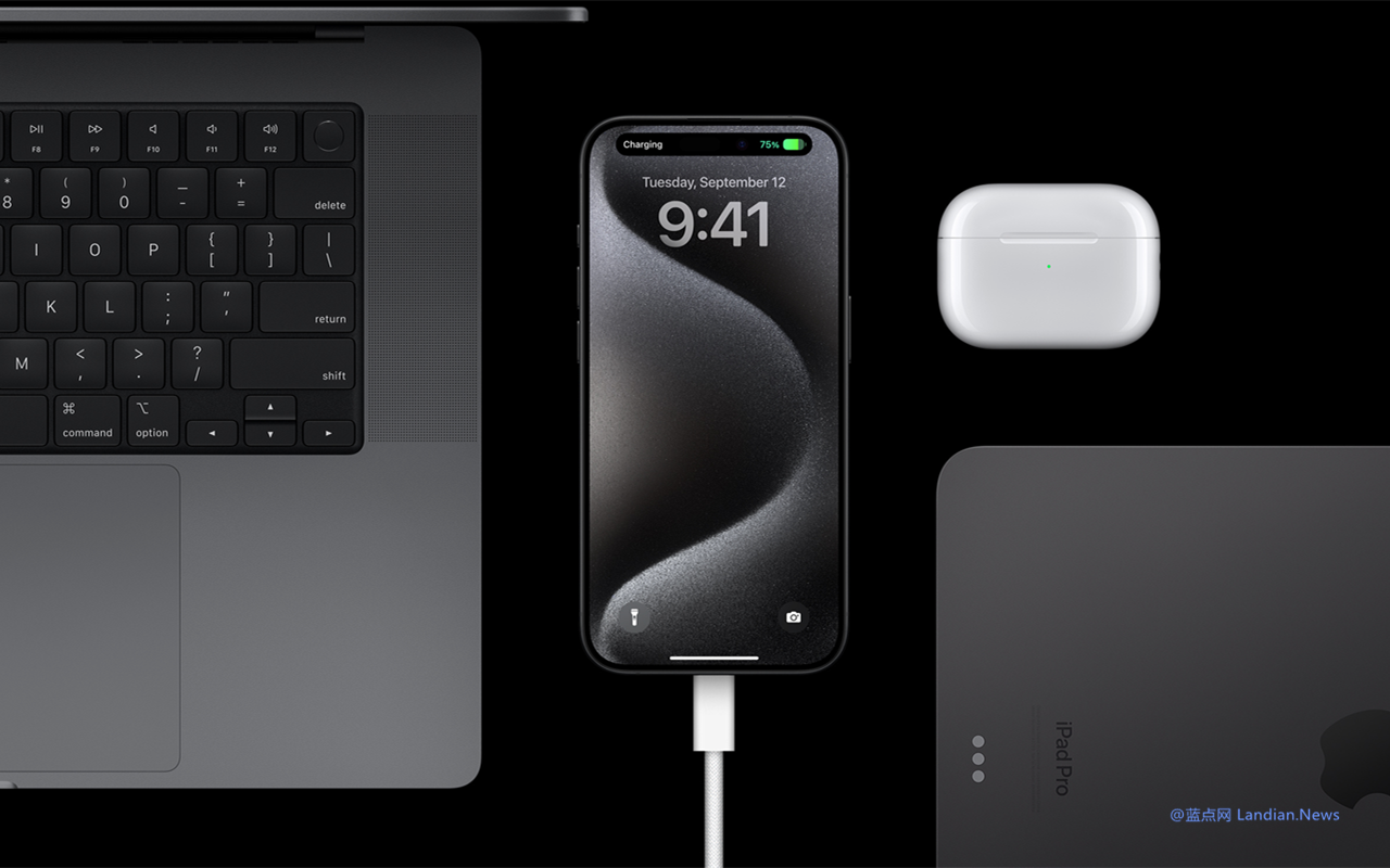 iPhone 15系列换成USB-C后还可以连接显示器/电视启用HDR10和杜比世界-下载群