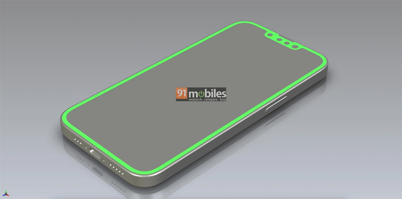 新的CAD渲染图显示iPhone SE 4放弃指纹识别 也换成面容识别和全面屏-学习笔记-橙子系统站