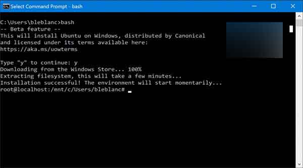Win10一周年更新预览版14316如何开启原生支持Linux Bash命令行?-学习笔记-橙子系统站
