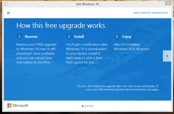 微软推送Win7/8用户可保留一份免费Win10副本-下载群