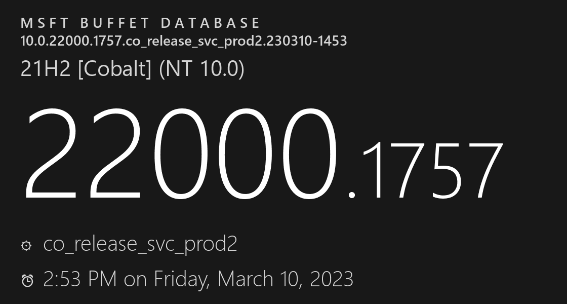 微软推出Win11 Release Build 22000.1757 (KB5023774) 测试版！附更新日志-学习笔记-橙子系统站